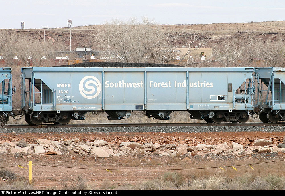 SWFX coal car on Apache Railway.